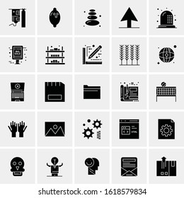 25 Universal Icons Vector illustration