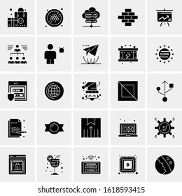 25 Universal Icons Vector illustration