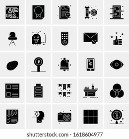 25 Universal Icons Vector illustration