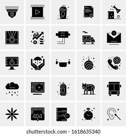 25 Universal Icons Vector illustration