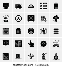 25 Universal Icons Vector illustration