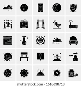 25 Universal Icons Vector illustration