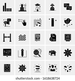 25 Universal Icons Vector illustration
