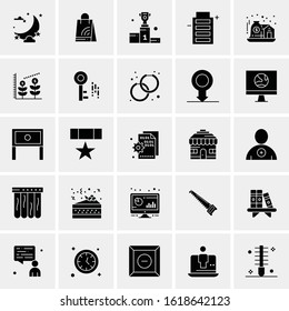 25 Universal Icons Vector illustration