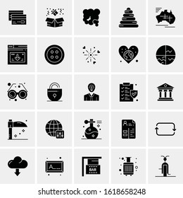 25 Universal Icons Vector illustration
