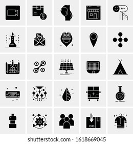 25 Universal Icons Vector illustration