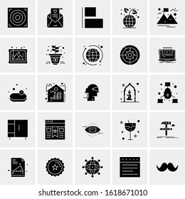 25 Universal Icons Vector illustration