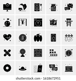 25 Universal Icons Vector illustration