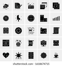 25 Universal Icons Vector illustration