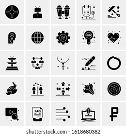 25 Universal Icons Vector illustration