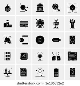 25 Universal Icons Vector illustration