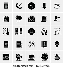 25 Universal Icons Vector illustration
