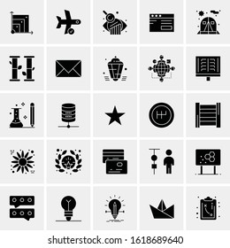 25 Universal Icons Vector illustration