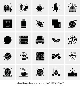 25 Universal Icons Vector illustration