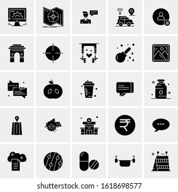 25 Universal Icons Vector illustration