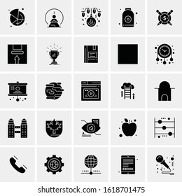 25 Universal Icons Vector illustration