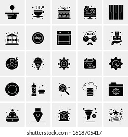 25 Universal Icons Vector illustration