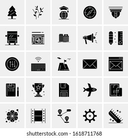 25 Universal Icons Vector illustration