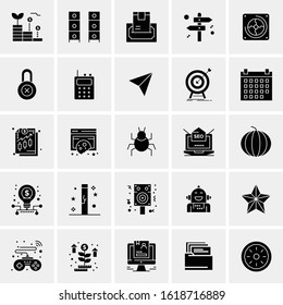25 Universal Icons Vector illustration