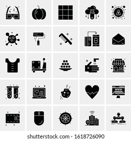 25 Universal Icons Vector illustration