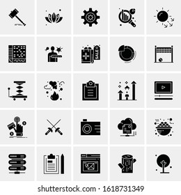 25 Universal Icons Vector illustration