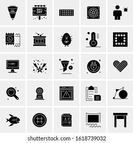 25 Universal Icons Vector illustration