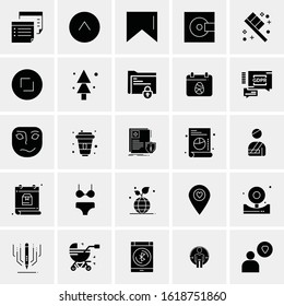 25 Universal Icons Vector illustration