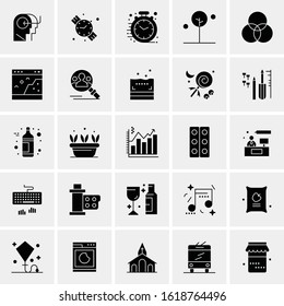25 Universal Icons Vector illustration