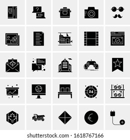 25 Universal Icons Vector illustration