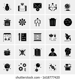 25 Universal Icons Vector illustration