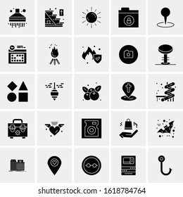 25 Universal Icons Vector illustration