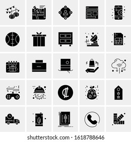 25 Universal Icons Vector illustration