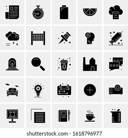 25 Universal Icons Vector illustration