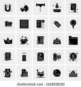 25 Universal Icons Vector illustration