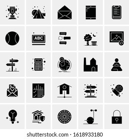 25 Universal Icons Vector illustration