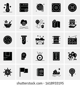 25 Universal Icons Vector illustration