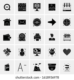 25 Universal Icons Vector illustration