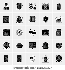 25 Universal Icons Vector illustration