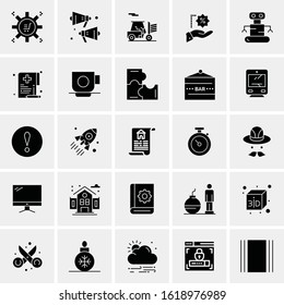25 Universal Icons Vector illustration