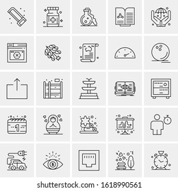 25 Universal Icons Vector illustration