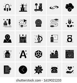 25 Universal Icons Vector illustration