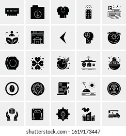 25 Universal Icons Vector illustration