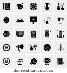 25 Universal Icons Vector illustration