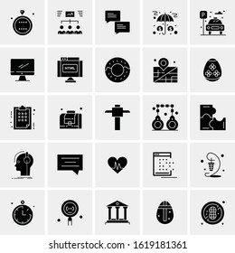 25 Universal Icons Vector illustration