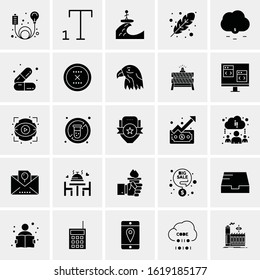 25 Universal Icons Vector illustration
