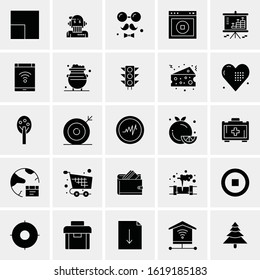 25 Universal Icons Vector illustration