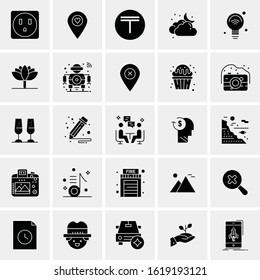 25 Universal Icons Vector illustration
