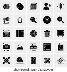 25 Universal Icons Vector illustration
