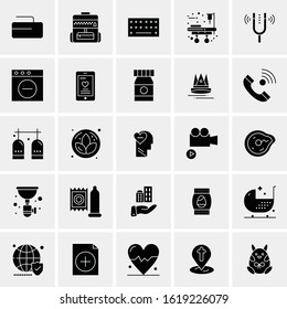 25 Universal Icons Vector illustration