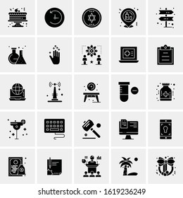 25 Universal Icons Vector illustration
